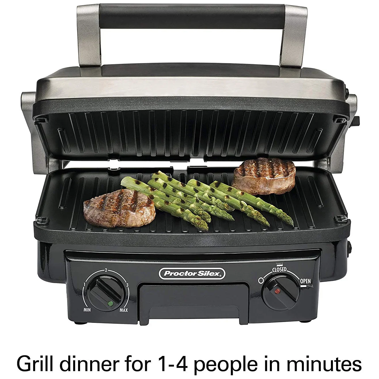 Silex Contact Grill with Reversible Grids