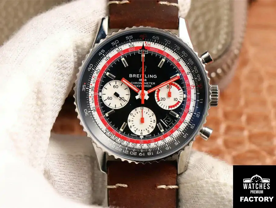 Breitling Navitimer AB01211B1B1X1 V9 Factory Brown Strap