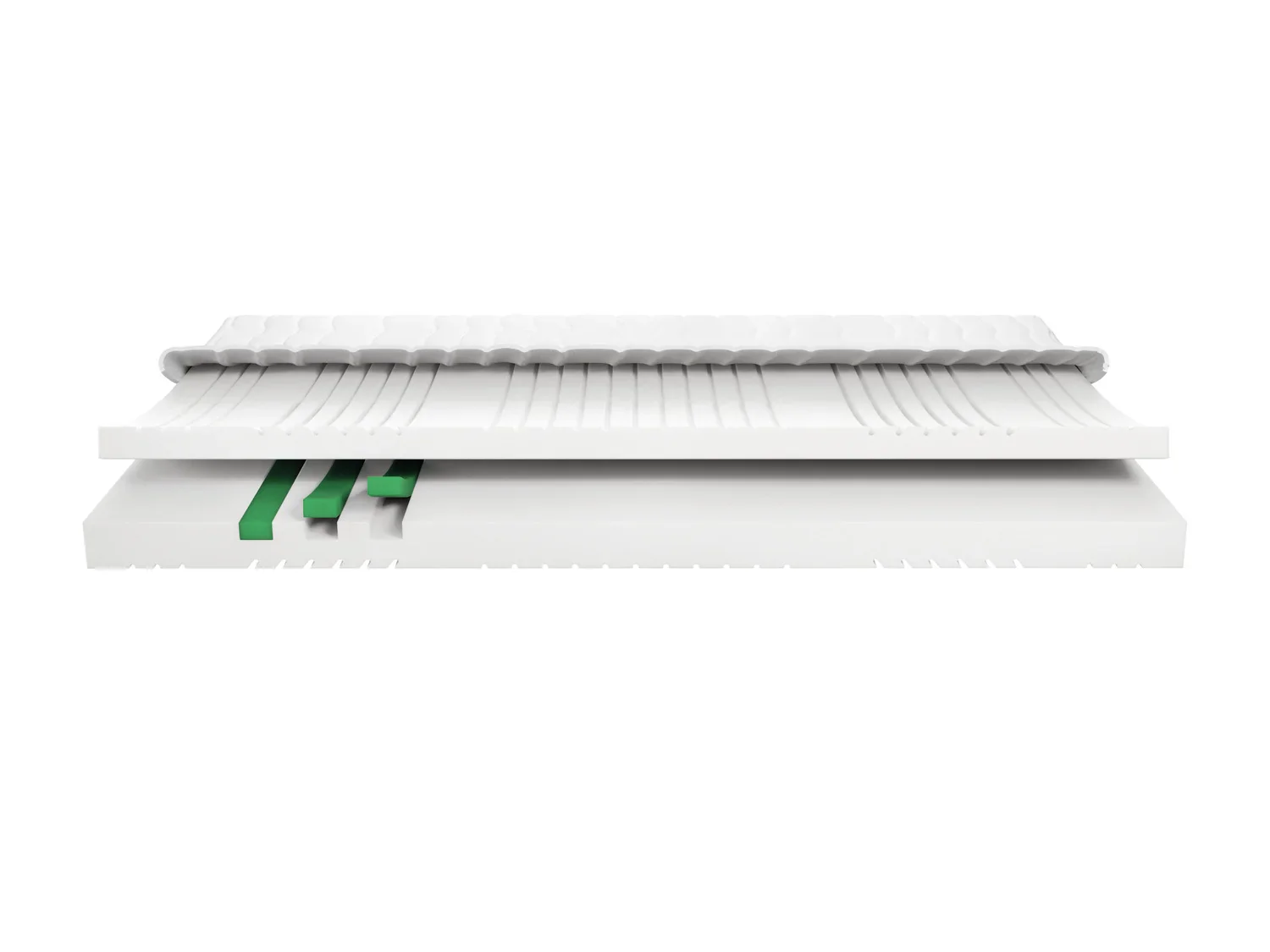 LIVARNO home Matelas en mousse froide, 7 zones, H3, 140 x 190 cm