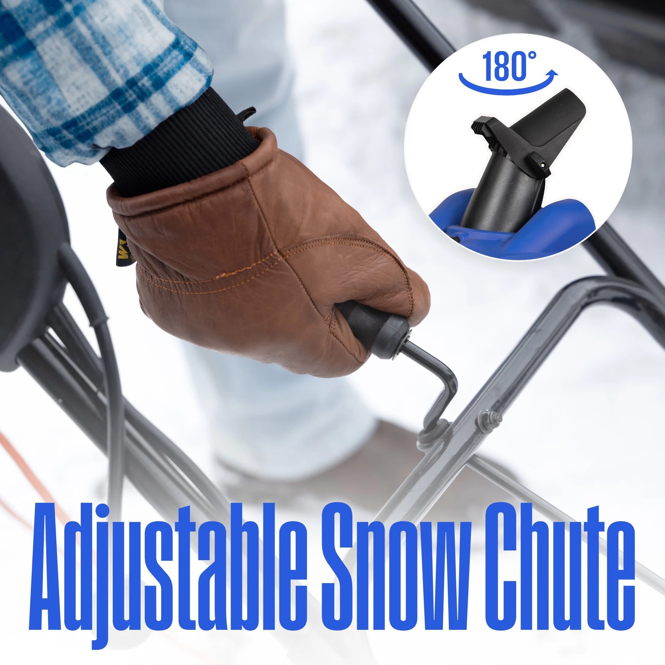 WSnow22T 48V Cordless Snow Blower 22 Inch Tool, Steel Auger, Brushless Motor, 25ft Throwing Distance, Plows 840lbs/min, Compatible with Snow Joe Batteries (Battery Charger Not Included) - Image 9