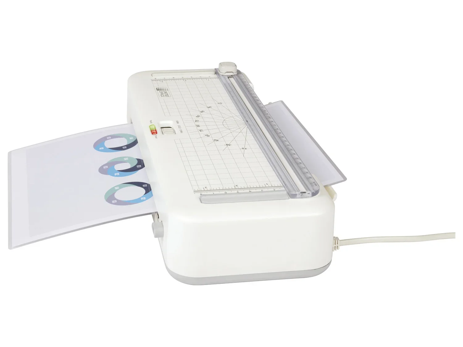 UNITED OFFICE Plastifieuse A4 ULG 395 C1, blanc
