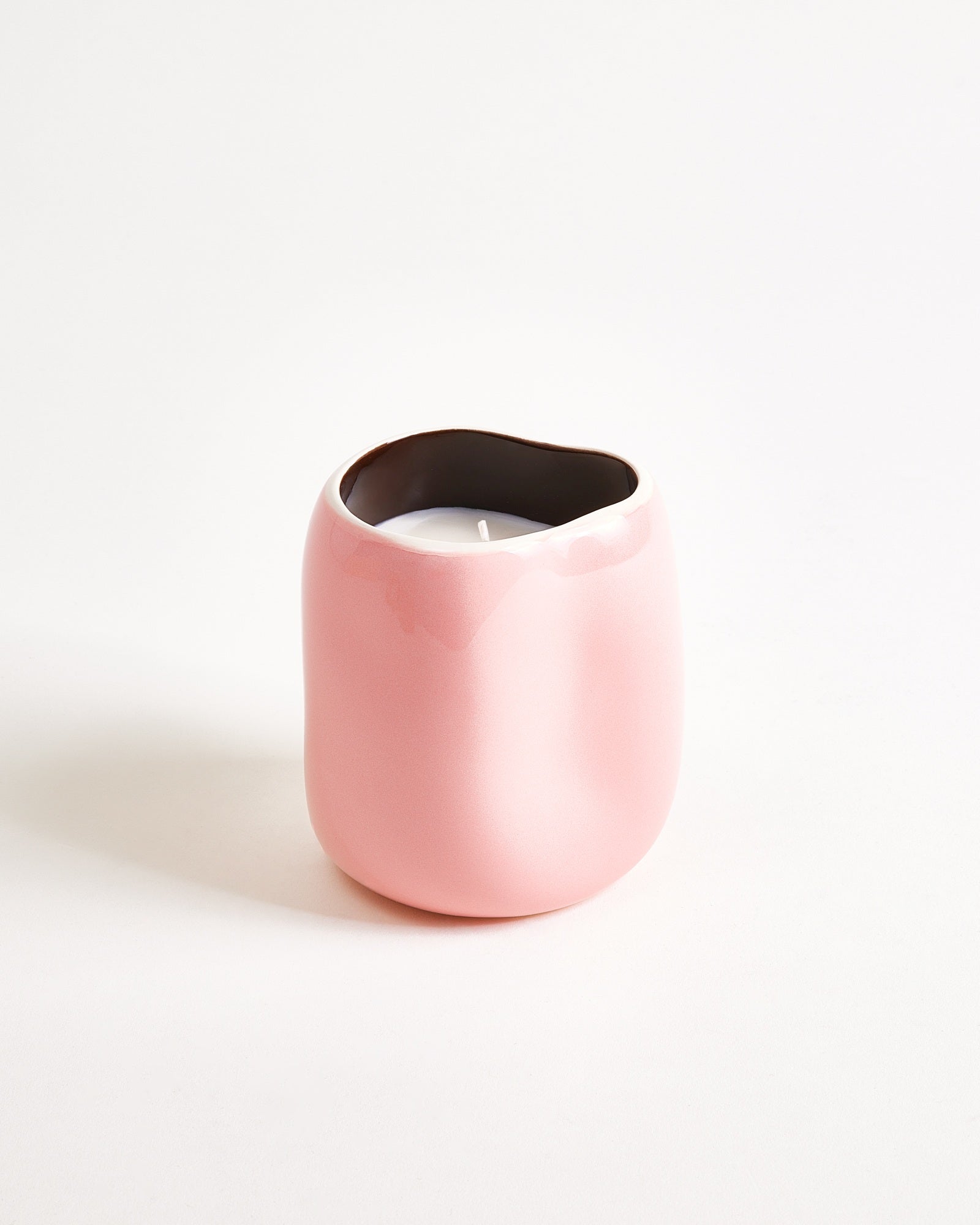 JOÃO - SCENTED CANDLE VANILLA WOOD PINK BROWN