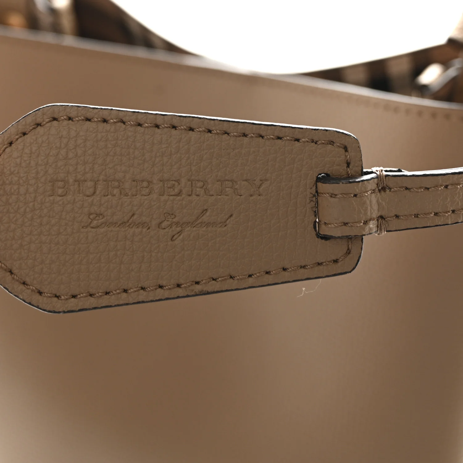 Haymarket Check Colours Small Lorne Bucket Crossbody Beige