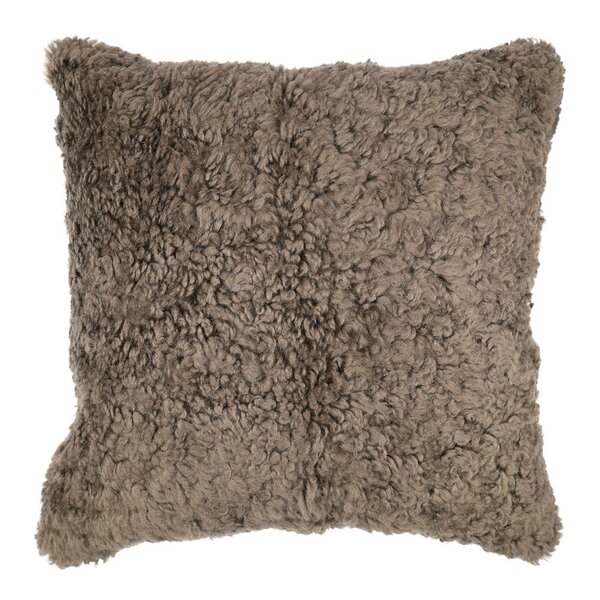 Pute new zealand saueskinn kort ull 40x40 cm sahara