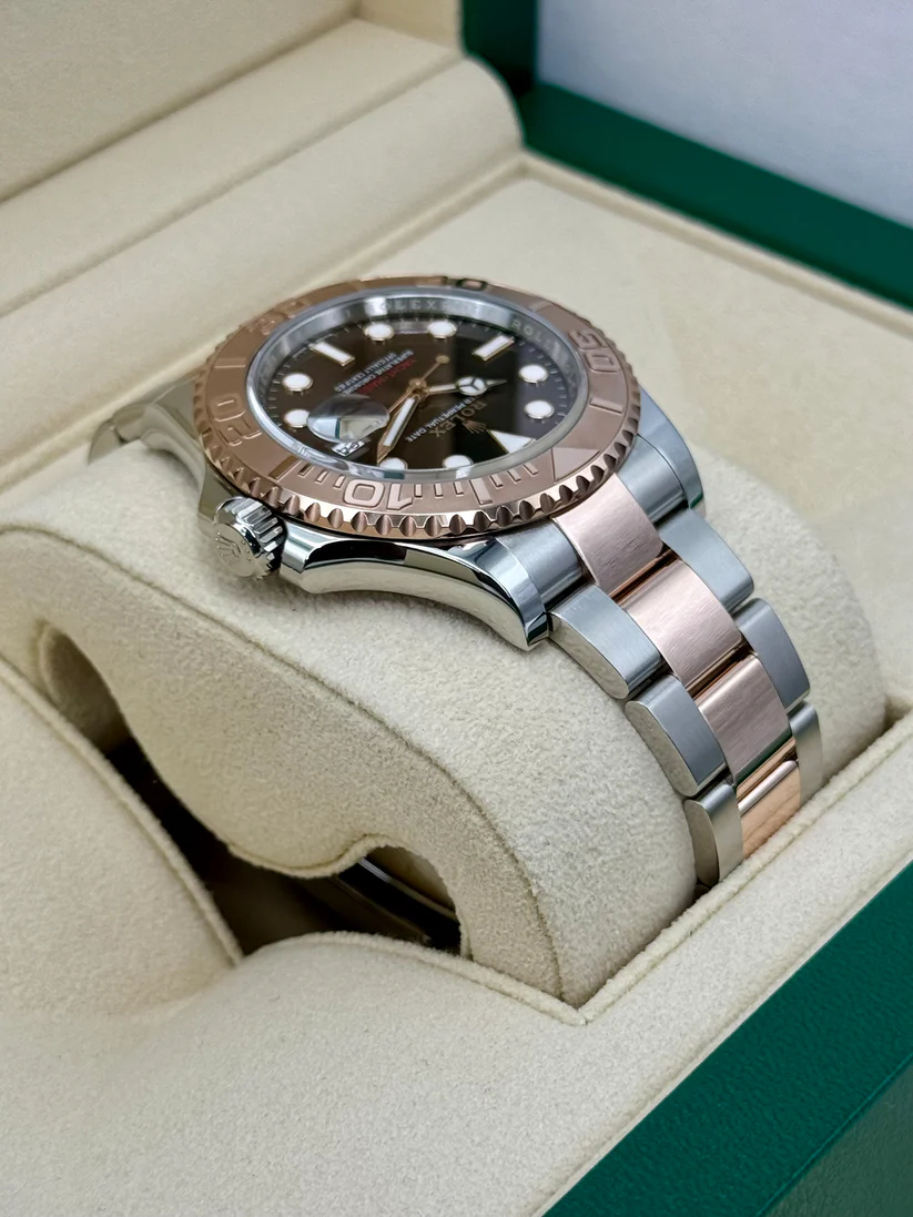 [Super Clone]RLX Yacht-Master 37mm 268621 Two-Tone Chocolate Dial