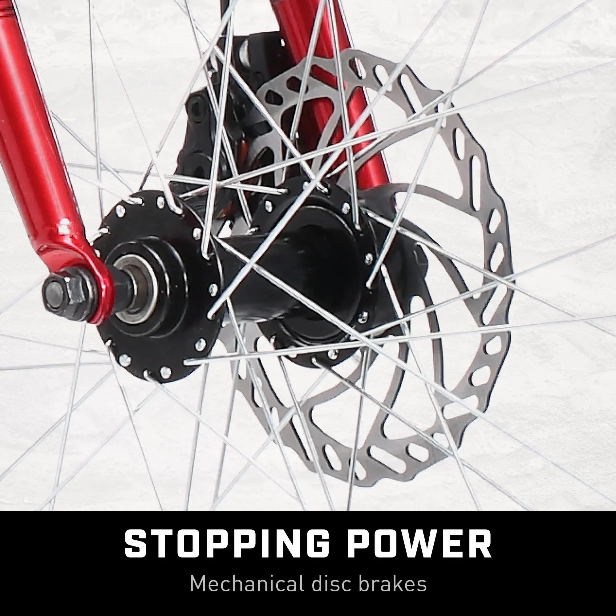 Mongoose Dolomite Adult Fat Tire Mountain Bike, 26-Inch Wheel, Red