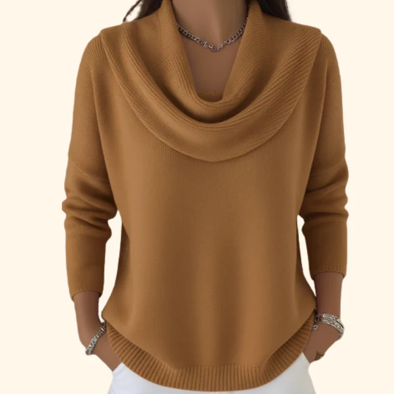 Victoire™ | Pull Doux à Col Bénitier