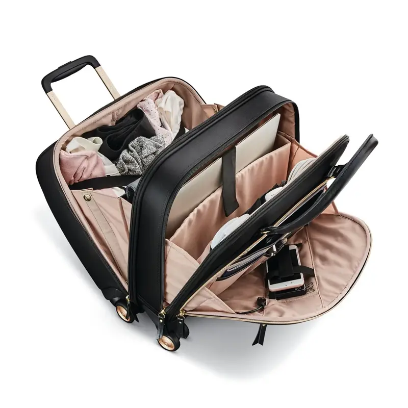 Black Mobile Solution Spinner Mobile Office Business Bags | 3975-AKQOR - SAMSONITE OUTLET