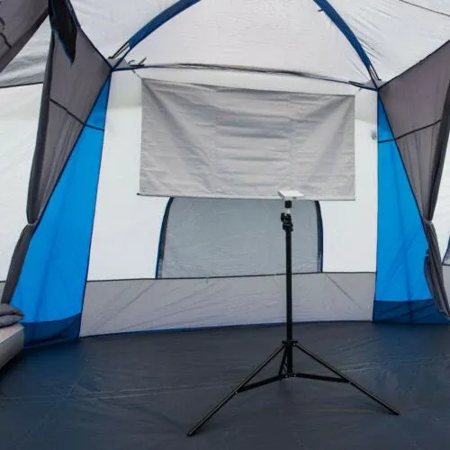 Tente familiale cabane de 16 personnes avec 3 pièces et 3 entrées