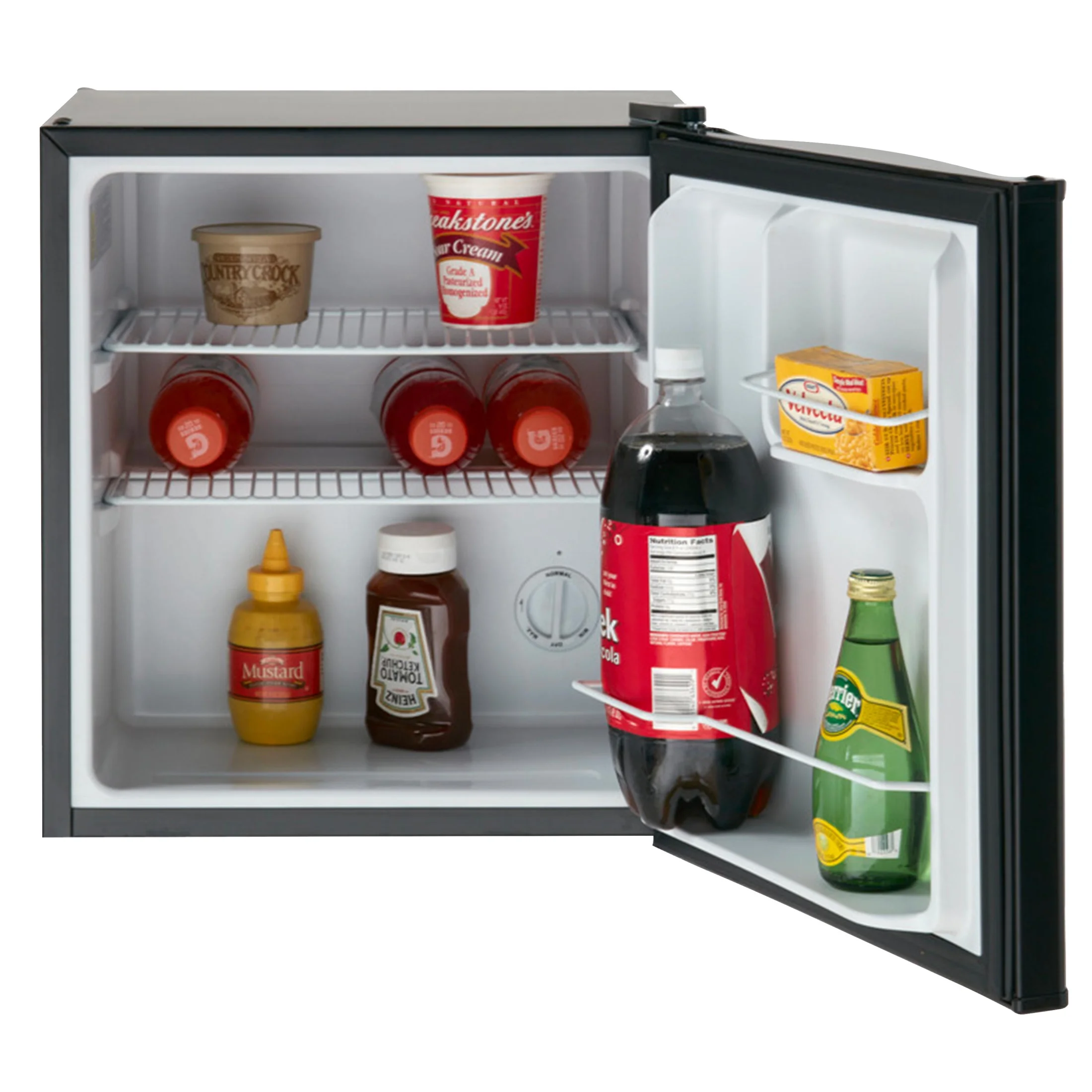 1.7?cu. ft.?Compact Refrigerator, in Stainless Steel (AR17T3S)(Black/Stainless Steel) - Image 4