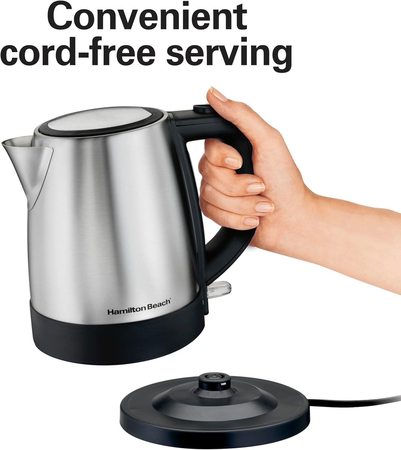 Hamilton Beach 1 Liter Electric Tea Kettle, Water Boiler & Heater