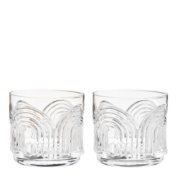 Deco Lowball glass Beau i krystall 33 cl 2 stk