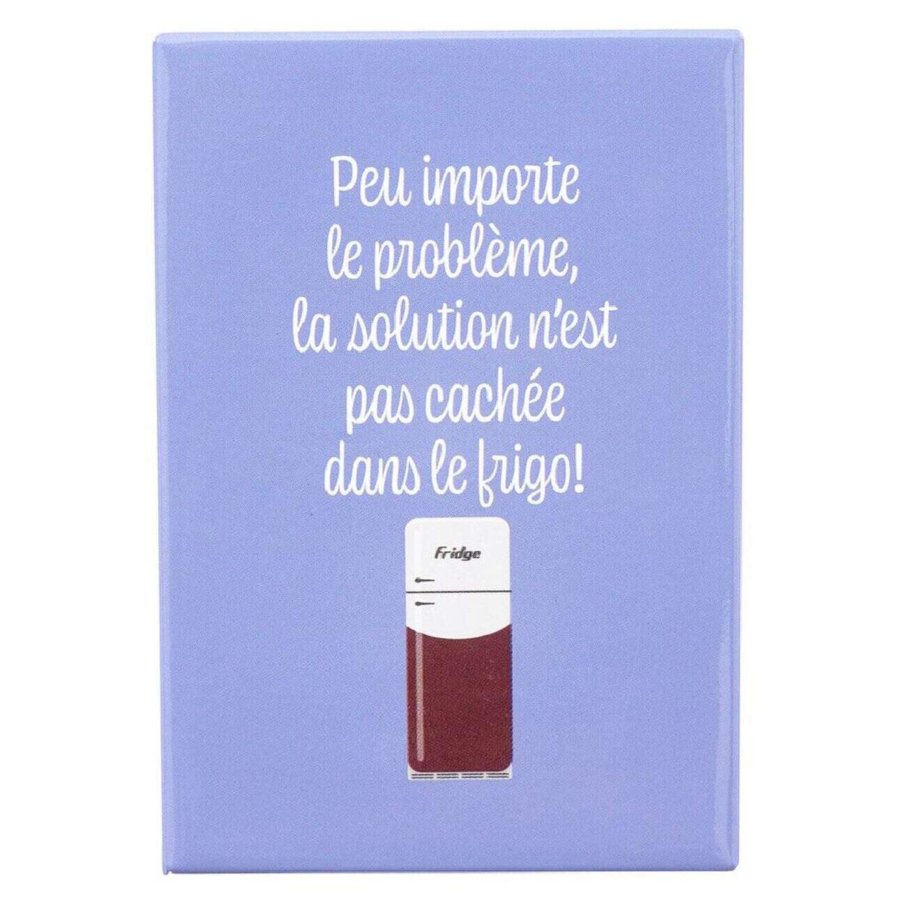 Aimant avec message humoristique