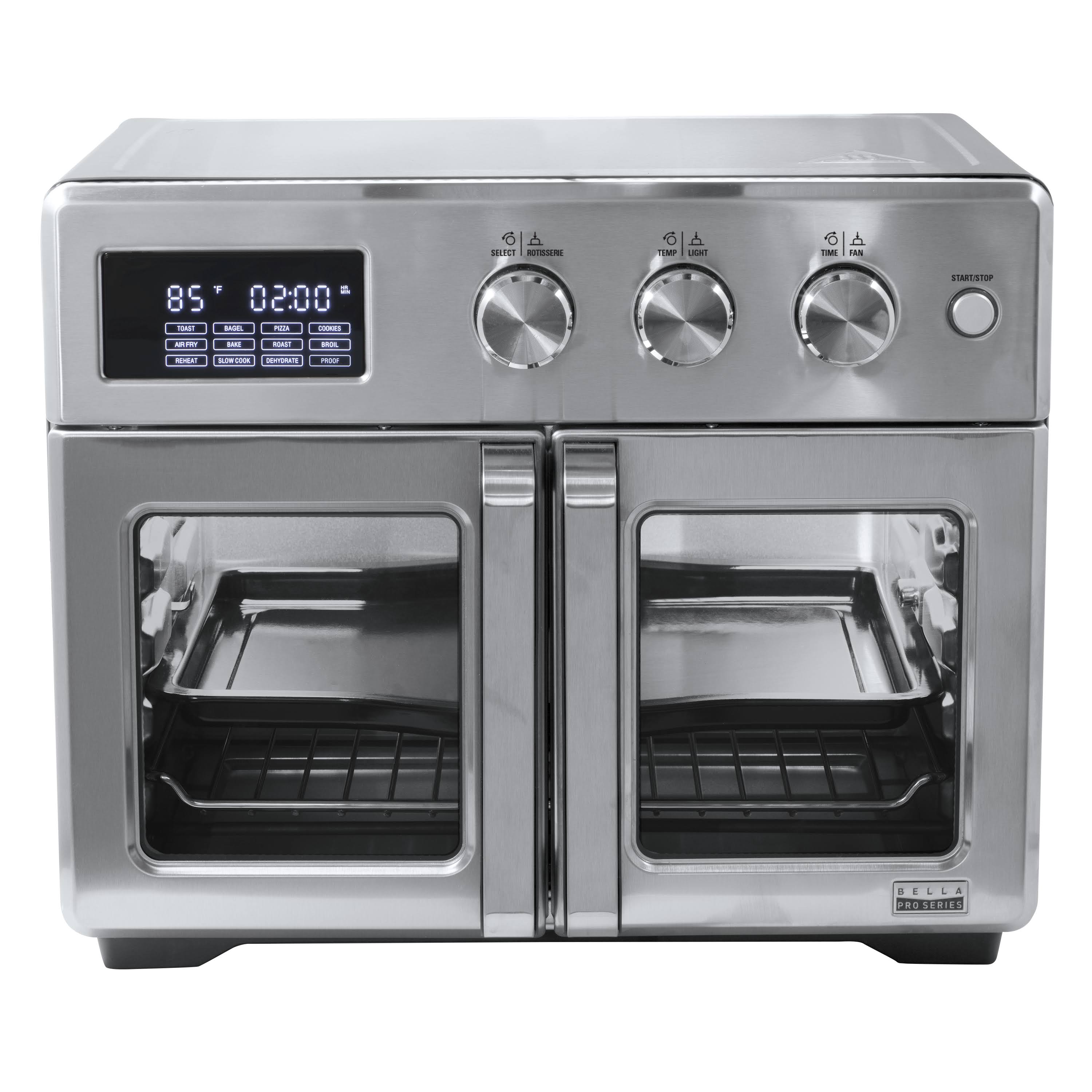 Bella Pro Series - 12-in-1 6-Slice Toaster Oven + 33-Qt. Air Fryer - New (Bb)