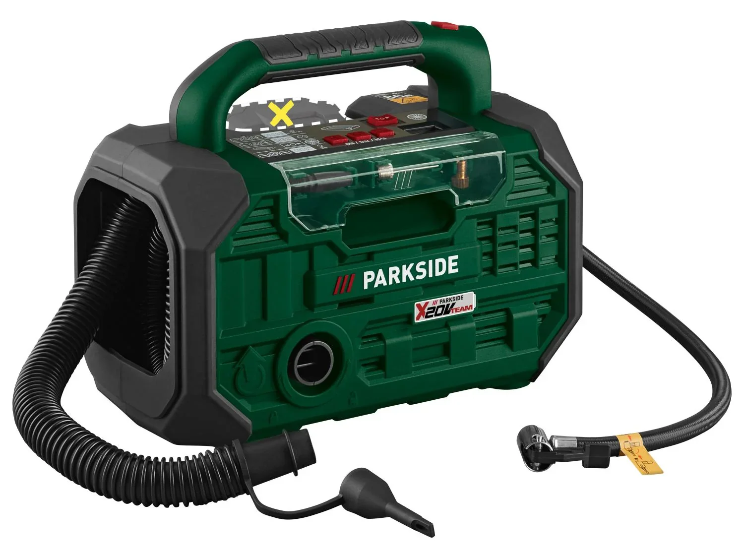 PARKSIDE Compresseur et pompe  air sans fil PKA 20-Li C3, 10,3 bar, 20 V