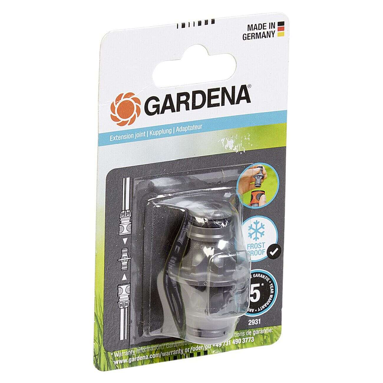 Connecteur pour 2 tuyaux Gardena