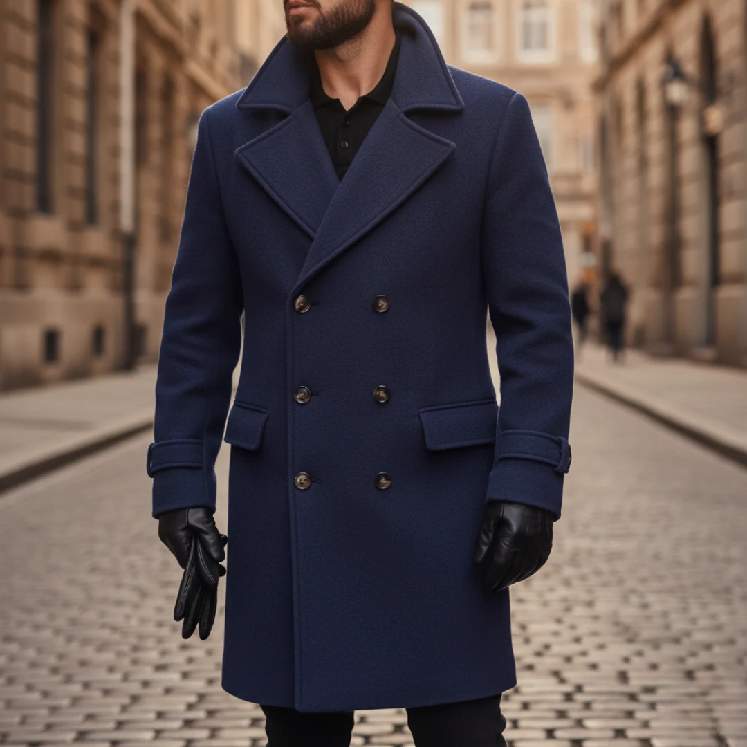 Marcel | Manteau Homme en Laine à Double Boutonnage Hiver
