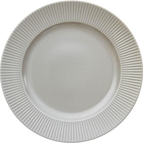 Groovy tallerken 27 cm steintøy grå