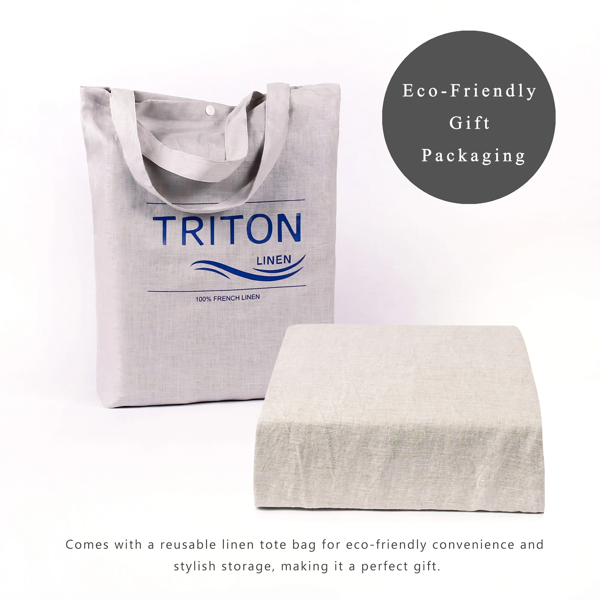 100% Pure Linen Duvet Cover with Button Closure and Corner Ties Soft Breathable Natural Full/Queen(Natural Linen/Full/Queen) - Image 10