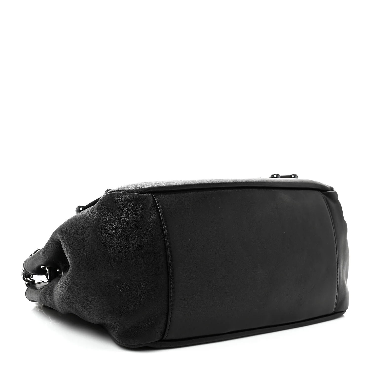 Lambskin Pearl Obsession Flap Black