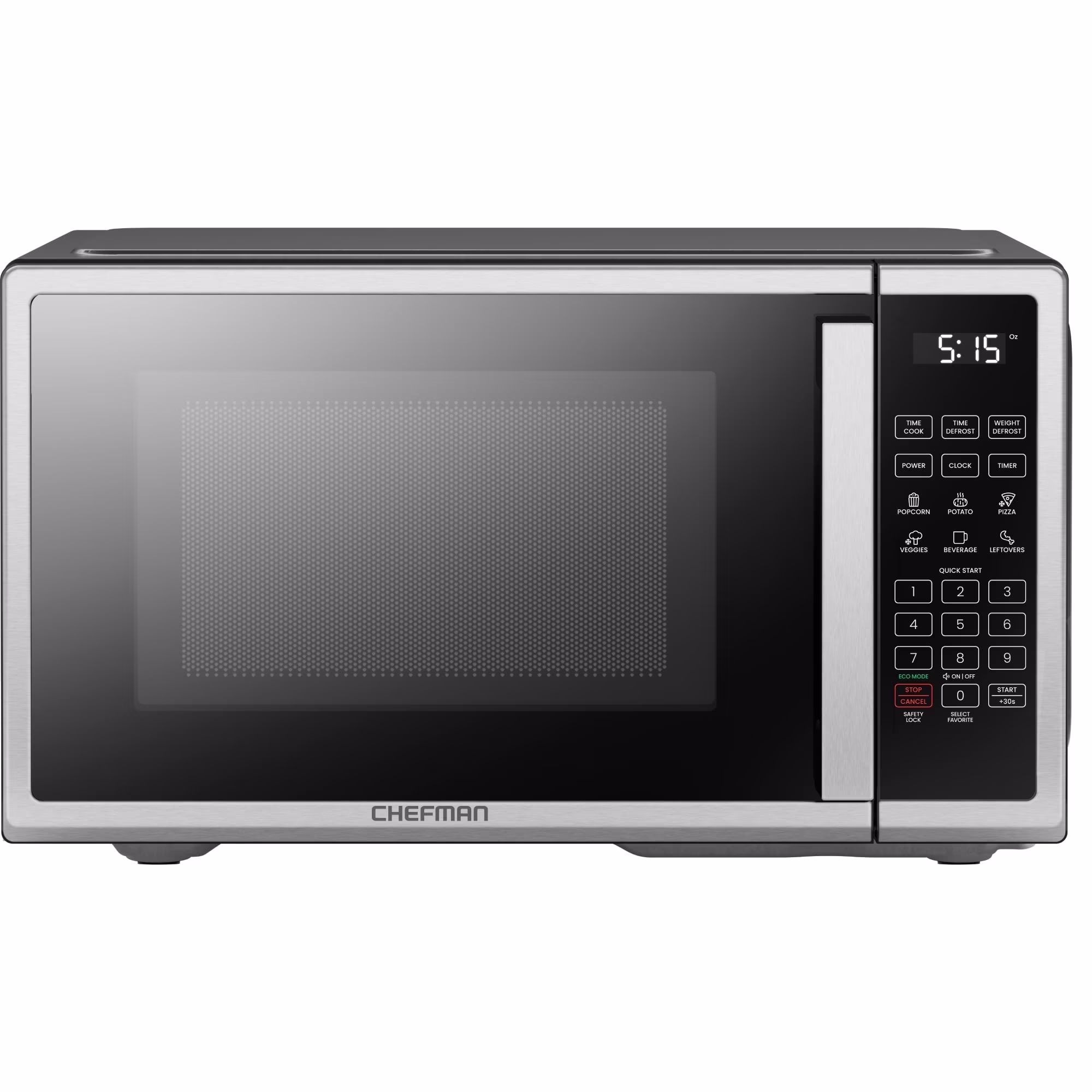 0 9 Cu ft Countertop Microwave Oven, 900 Watts Stainless Steel(0 9 cu ft)