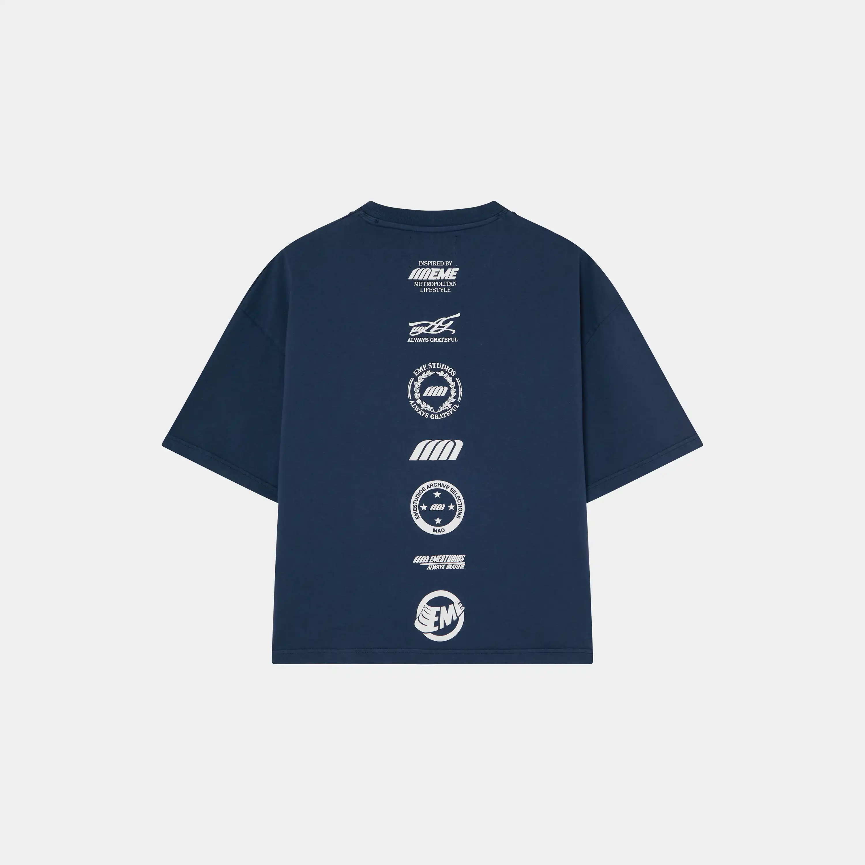 4 Star Navy Oversized Tee
