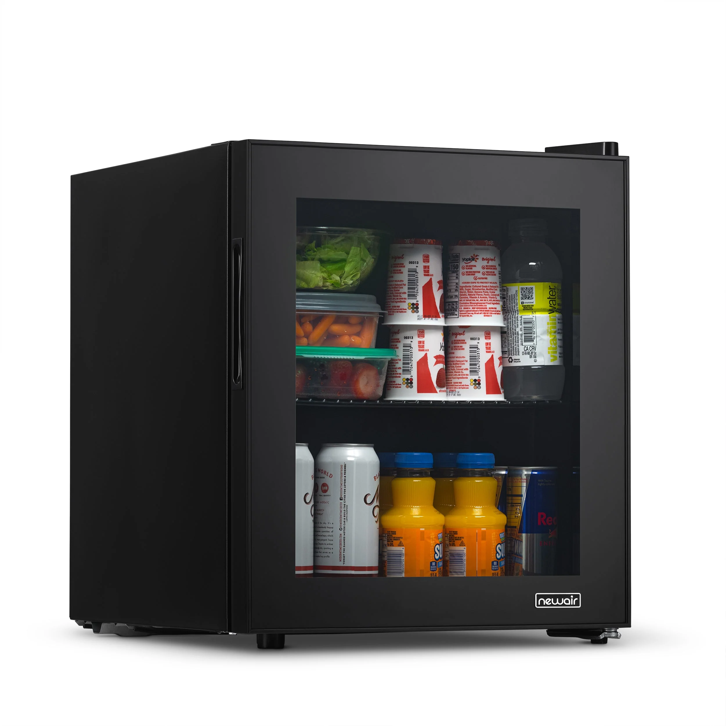Newair 60-Can Freestanding Black Beverage Fridge - 16.75