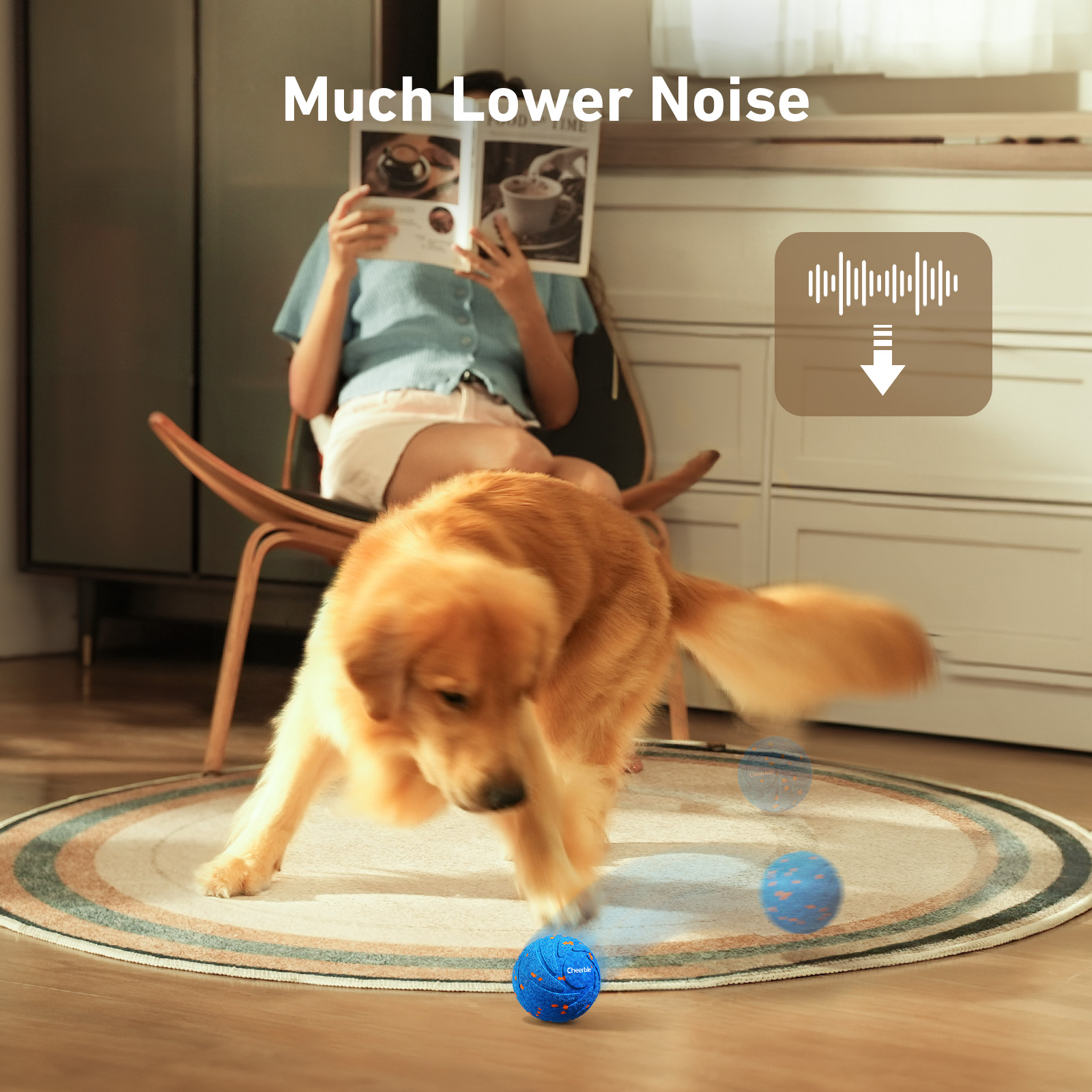 Outdoor Pet Dog Interactive Toys Durable Soft Rubber Movement Balls