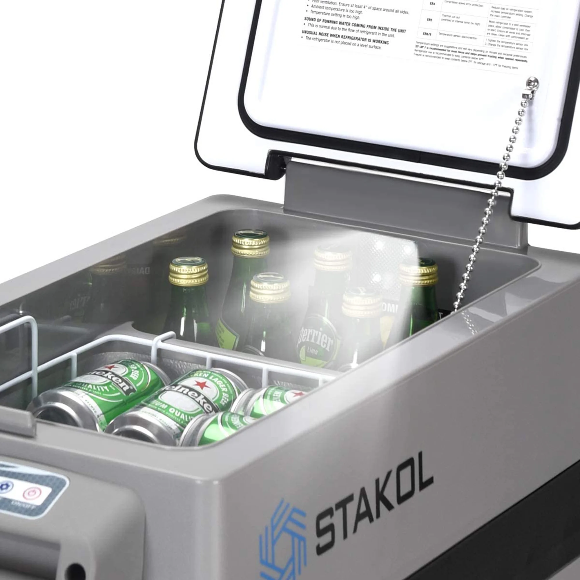 Portable Refrigerator Vehicle Car Compressor Freezer Cooler 44-Quart - Image 3