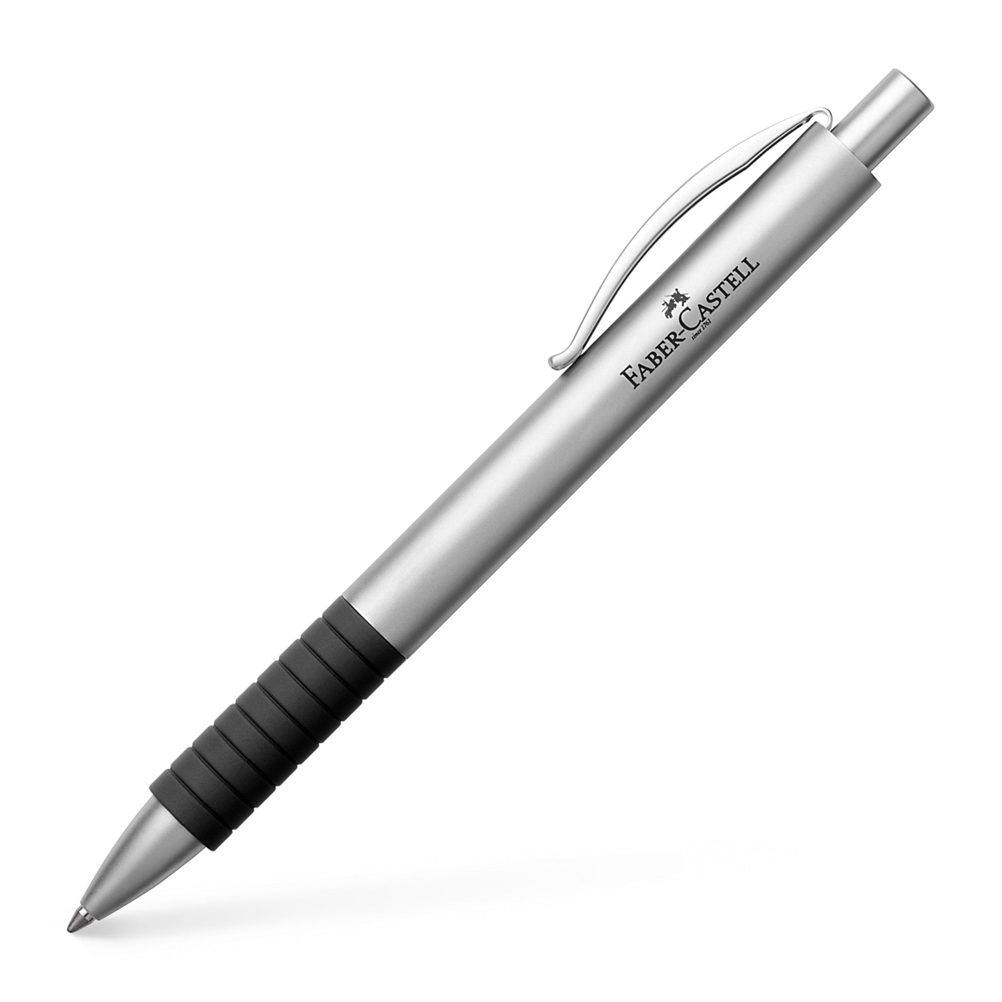 Coffret cadeau stylo-plume et stylo à bille Essentio en cuir et métal mat - #201014