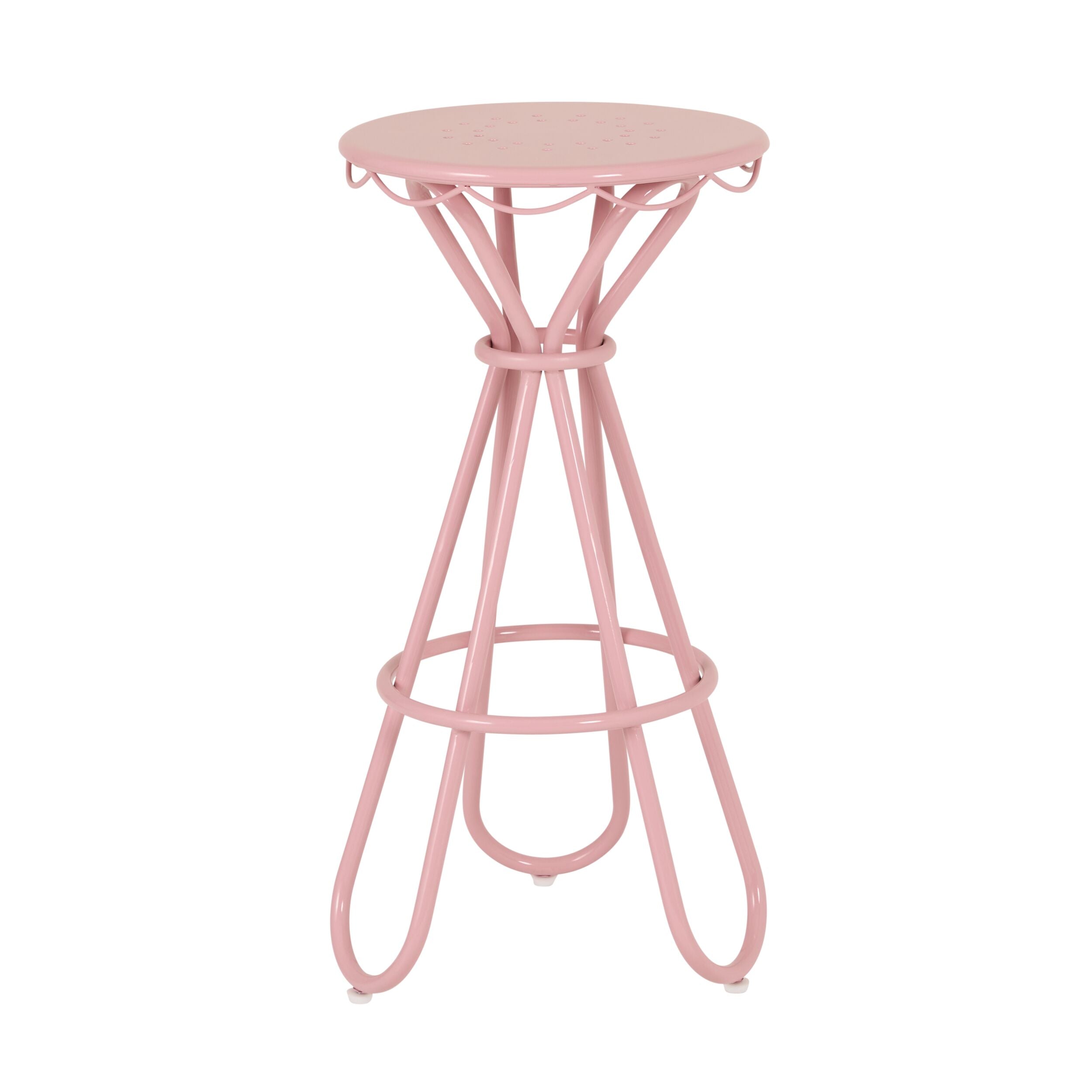 Bonnie Bar Stool Rose Pink