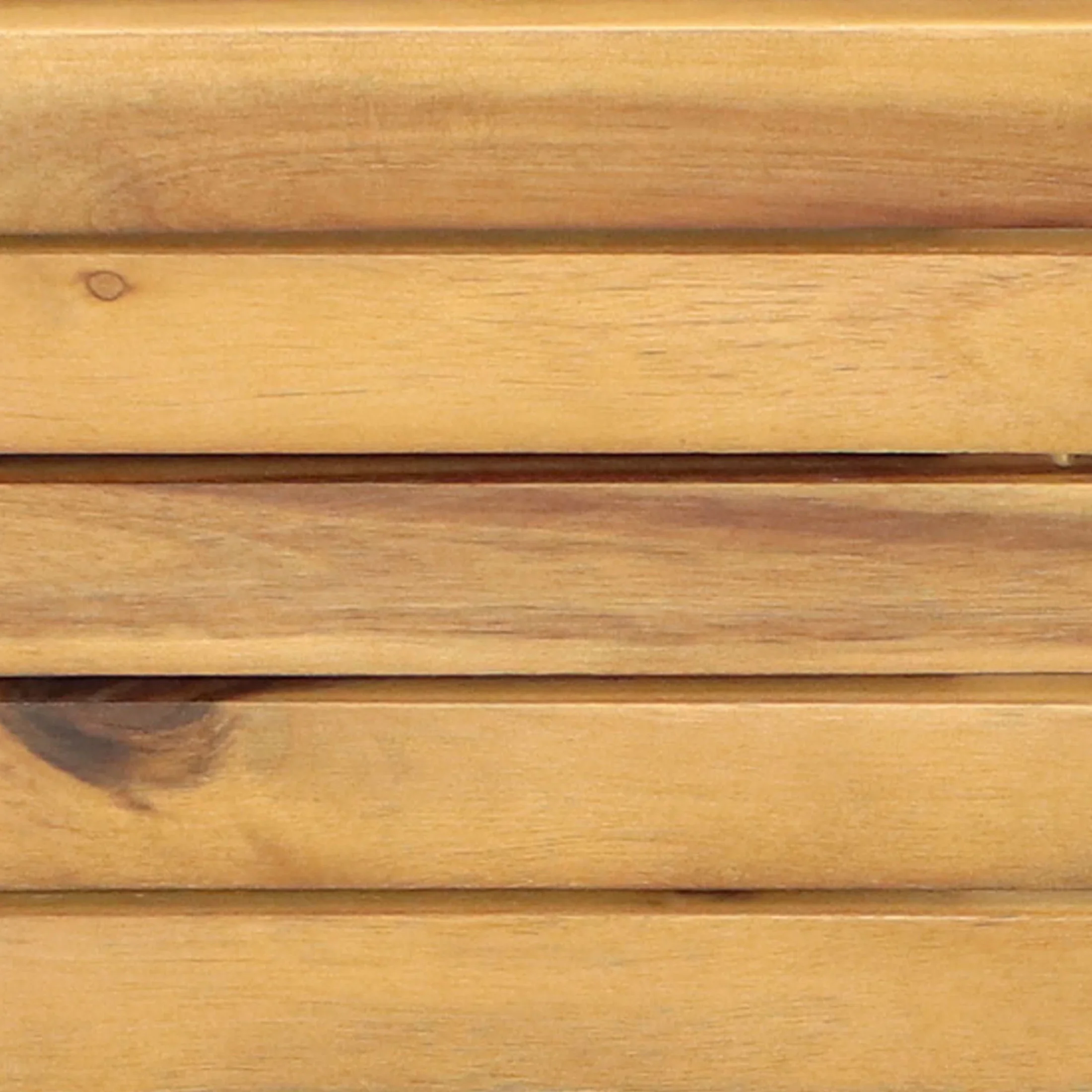 Sunnydaze 24.25 x 25 x 30.5 Natural Acacia Wood Rectangular Raised Garden Bed with Shelf