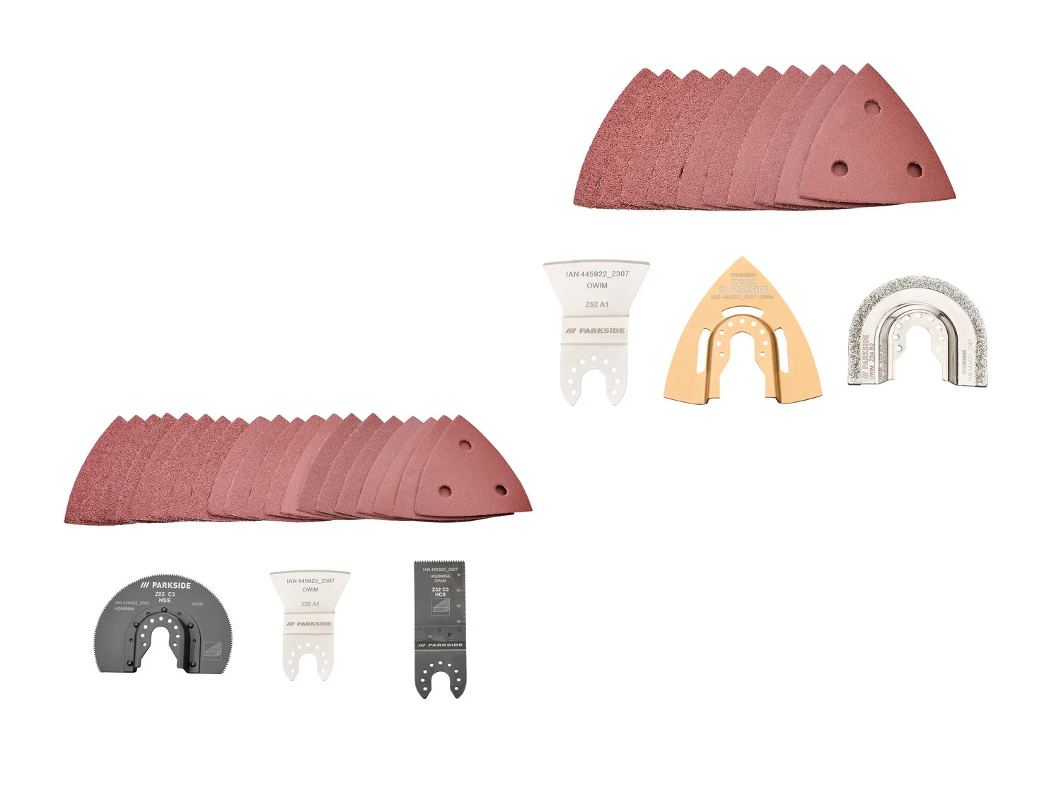 PARKSIDE Accessoires pour outil multifonction
