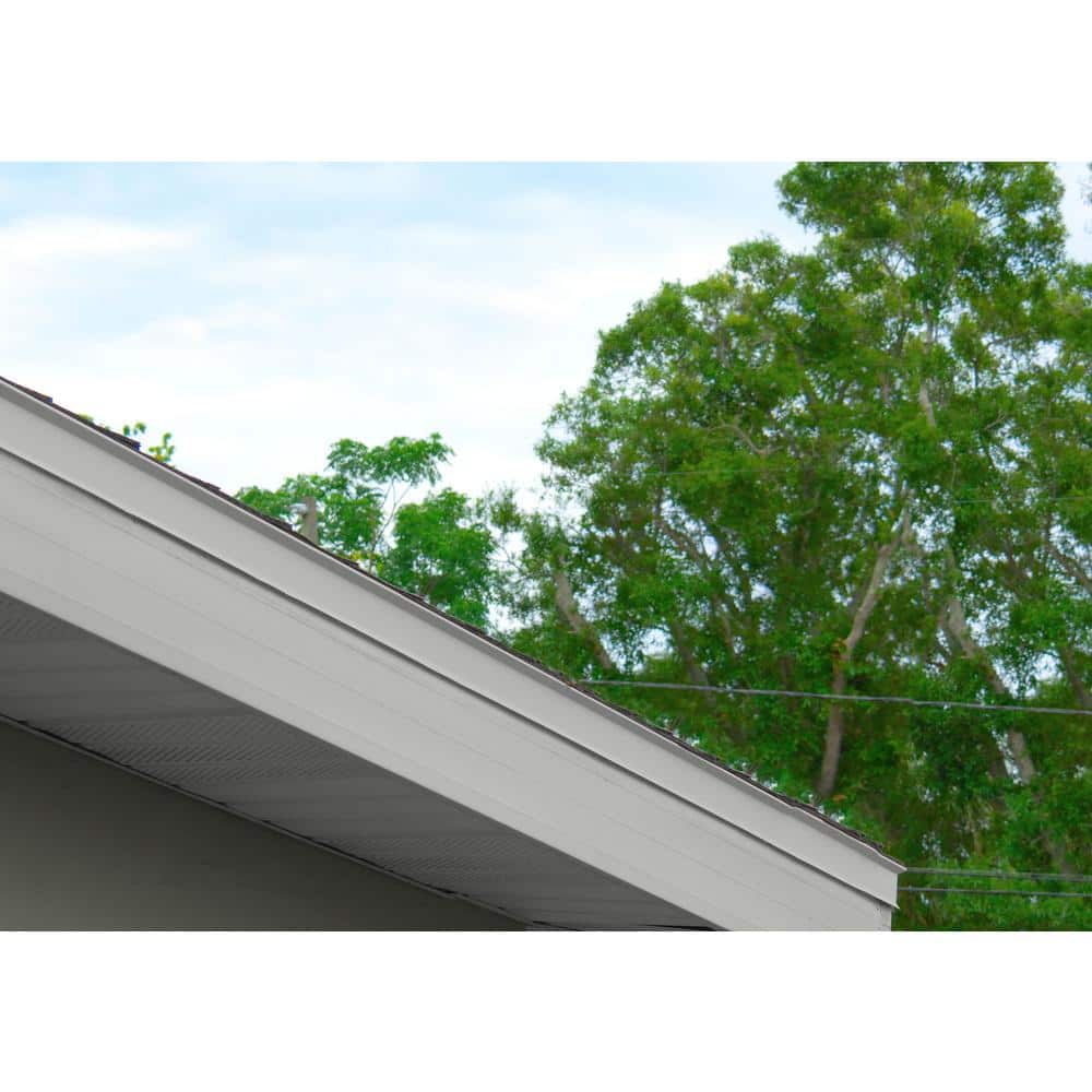 Art's Sheet Metal 26-Gauge 2 in. x 2 in. Nosing Grip (Drip Edge) Flashing - White