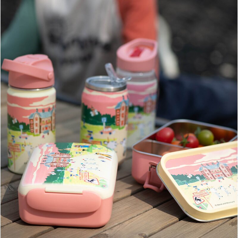 Bukkene Bruse termoflaske 28 cl back to school rosa