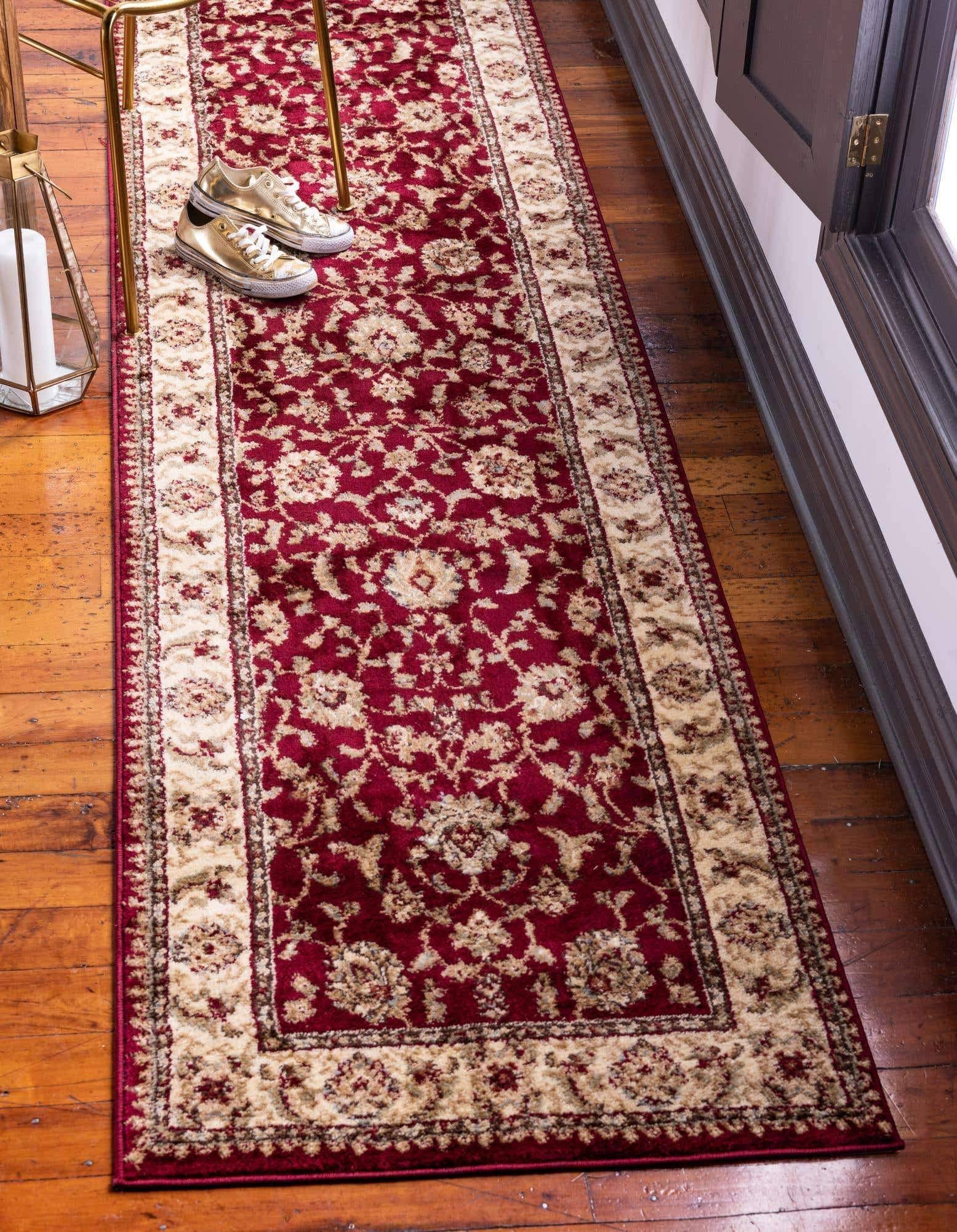 Unique Loom St. Louis Voyage Red 2' 7 x 10' Runner Rug