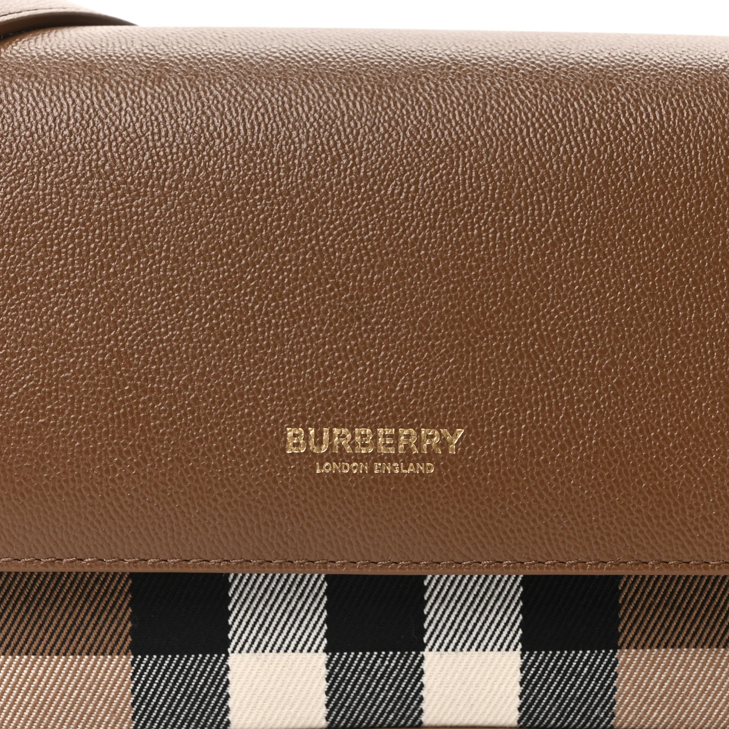 Grained Calfskin House Check Tartan Mix New Hampshire Earth
