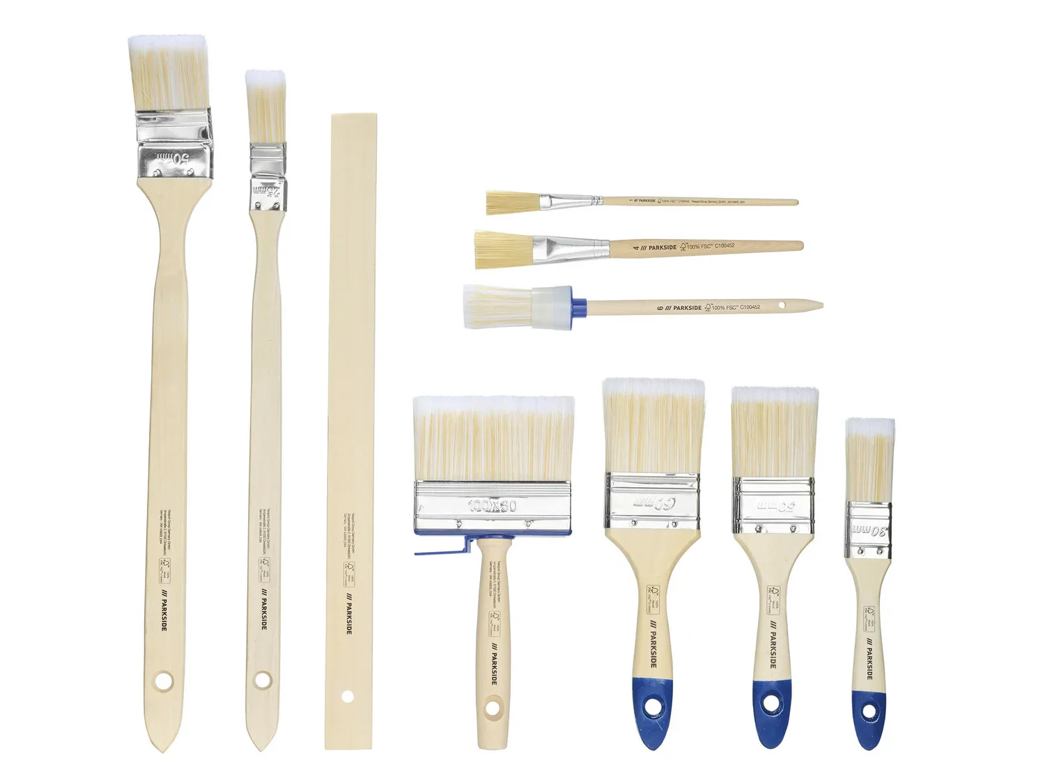 PARKSIDE Set de 10 pinceaux