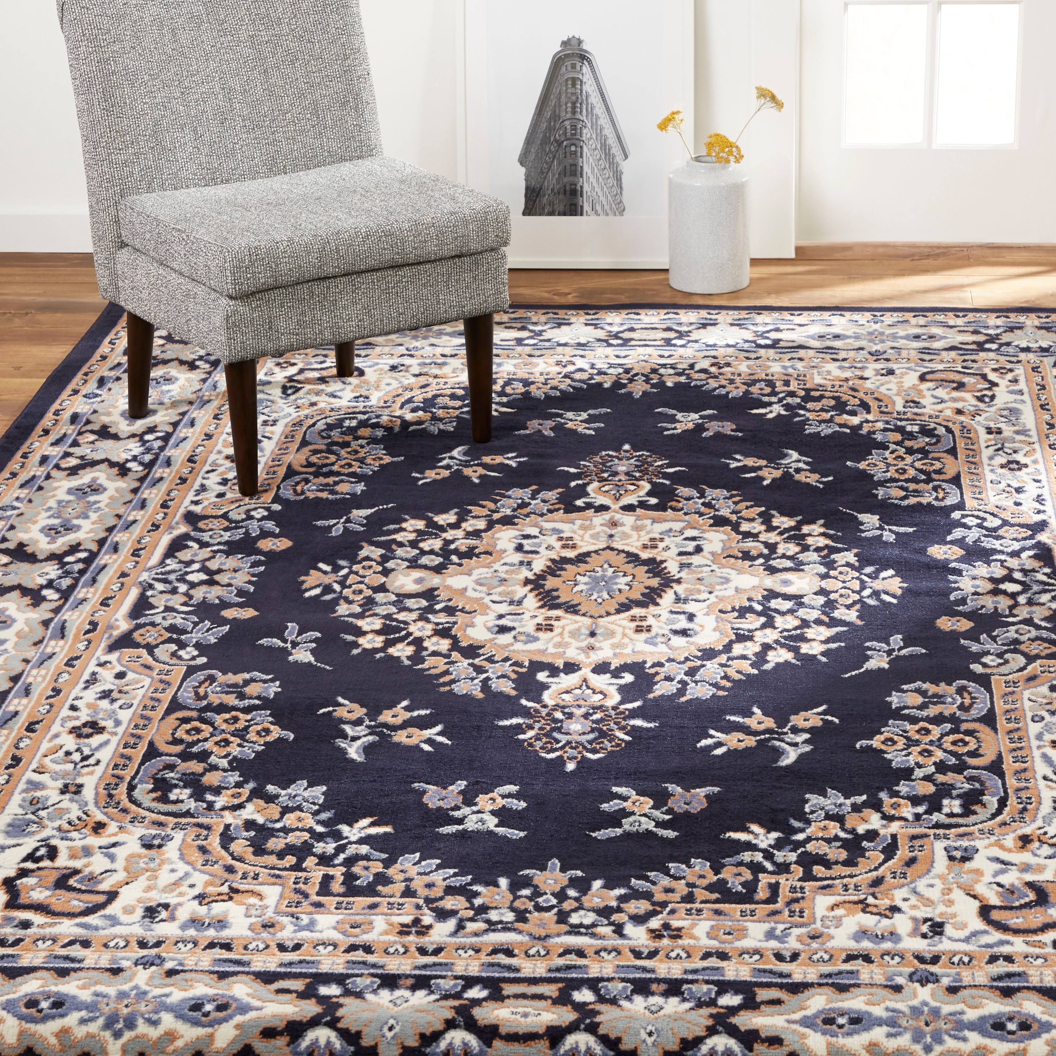 Home Dynamix Premium Sakarya Navy Blue Area Rug