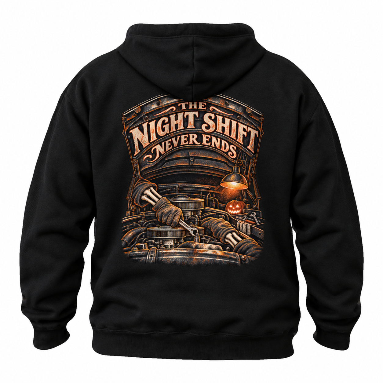 The Night Shift Never Ends Hoodie