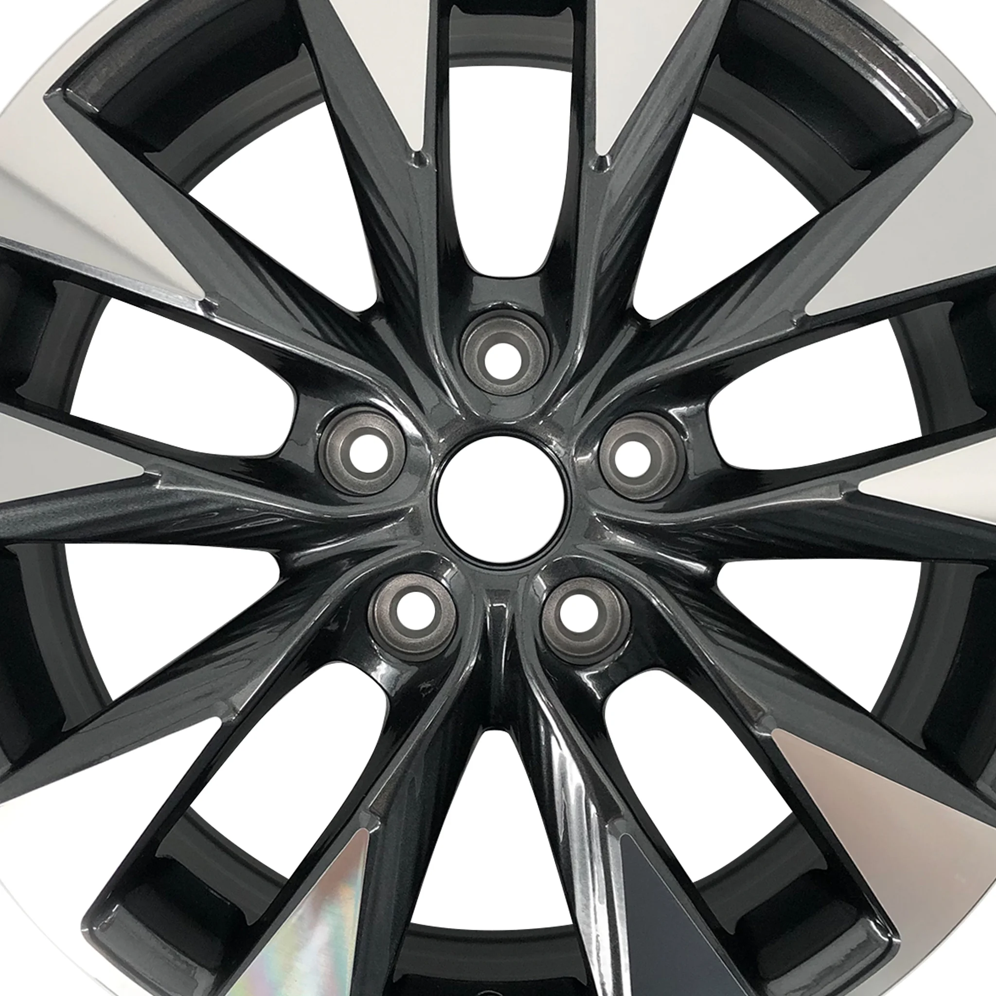 For Nissan Sentra OEM Design Wheel 17" 17x6.5 2016-2019 Machined Grey SET OF 4 Replacement Rim - Image 6
