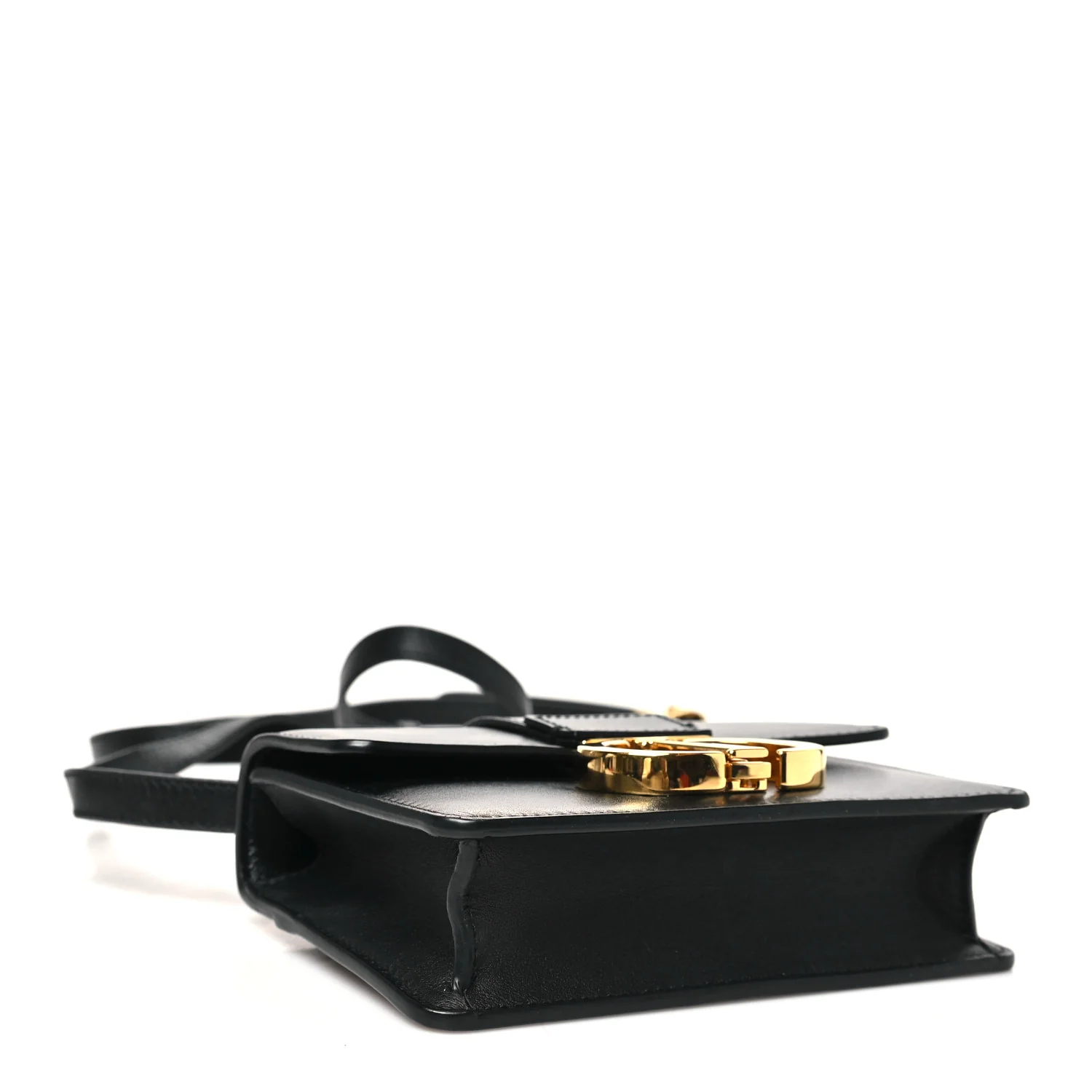 Smooth Calfskin 30 Montaigne Flap Bag Black