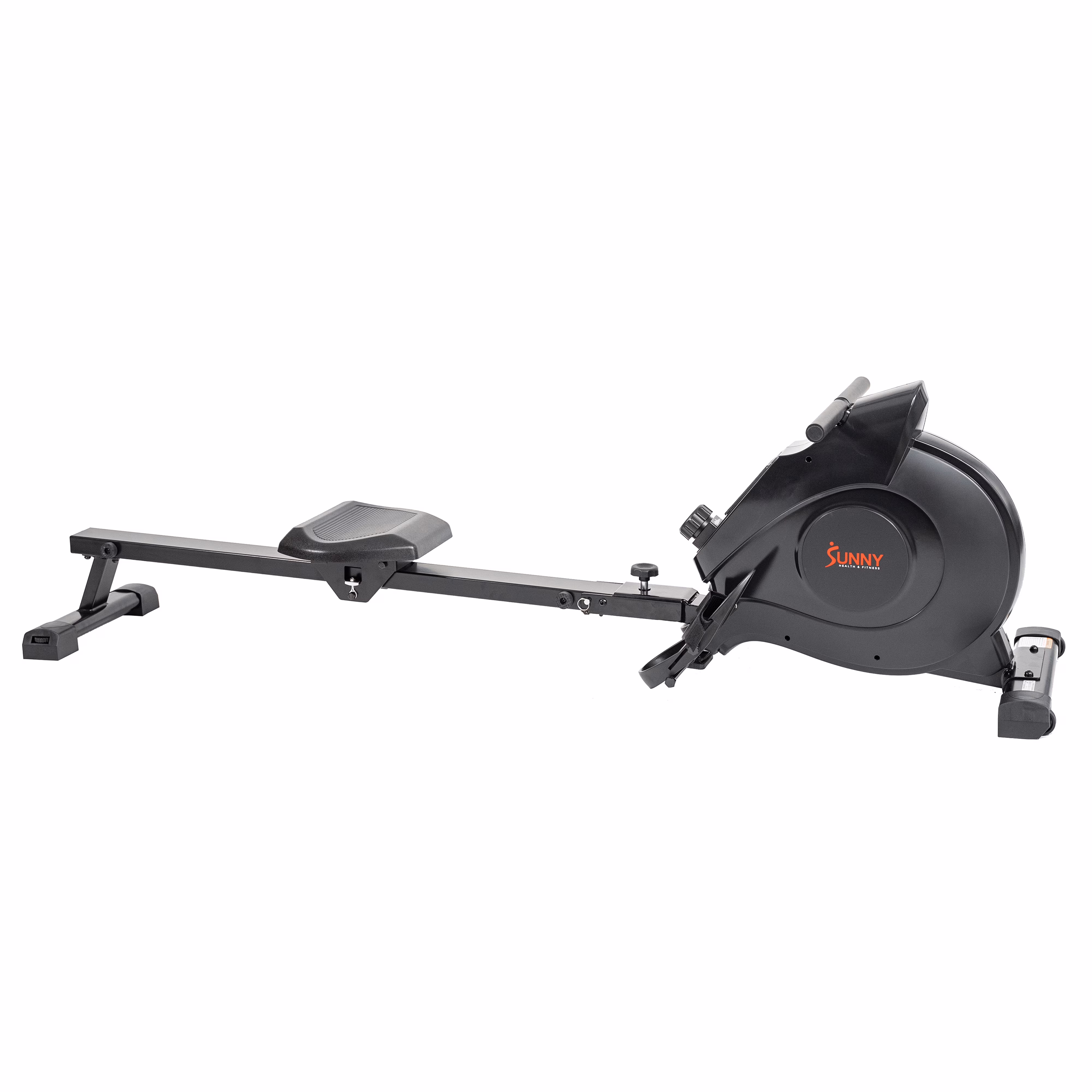 53.4" Extended Slide Rail Magnetic Rowing Machine Rower with Free SunnyFit App Membership SF-RW5515(Gray) - Image 3