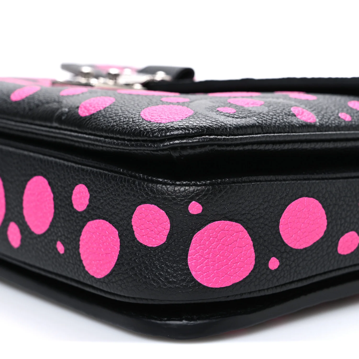 LV x YK Empreinte Monogram Giant Pochette Metis Black Fuchsia