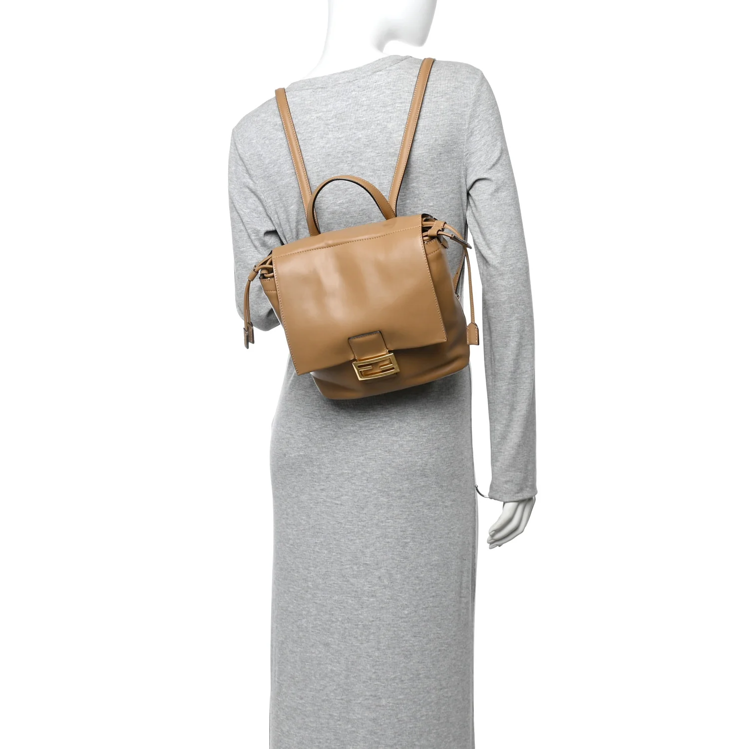Mercury Calfskin Backpack Cappuccino