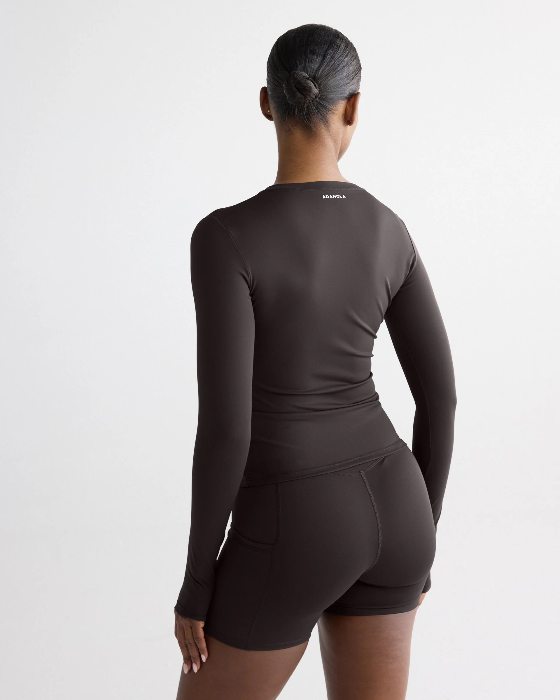 Ultimate Long Sleeve Top - Coffee Bean
