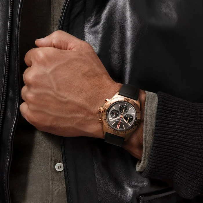 [Super Clone]Breitling Watch Chronomat B01 42 Anthracite Rubber