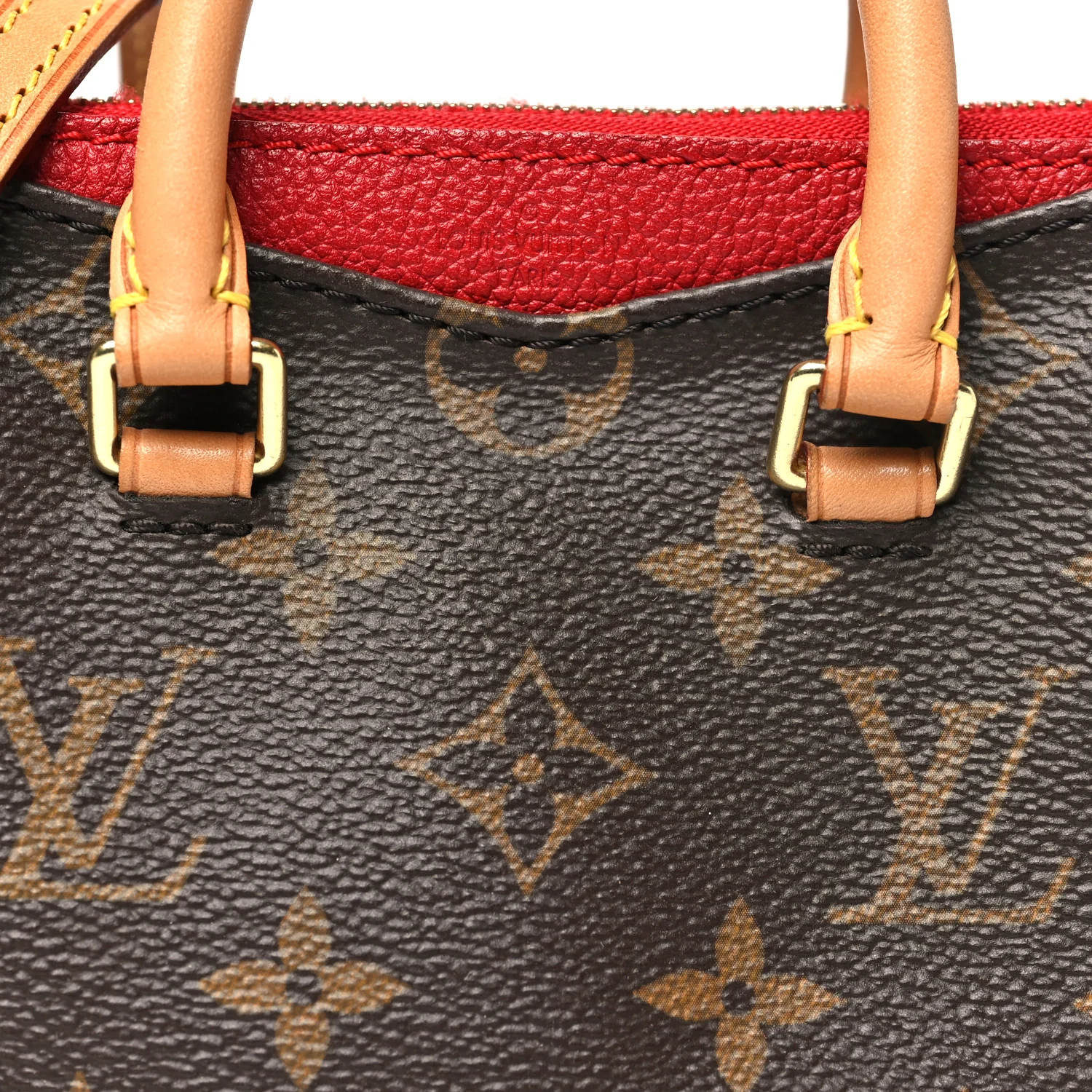 Monogram Nano Pallas Cherry