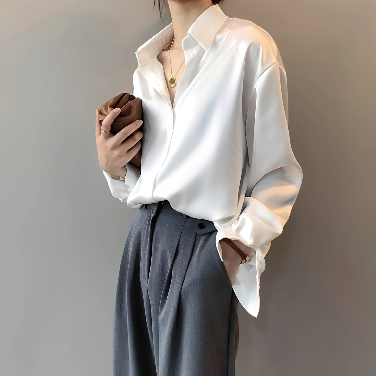 Christine - Chemise élégante à manches longues