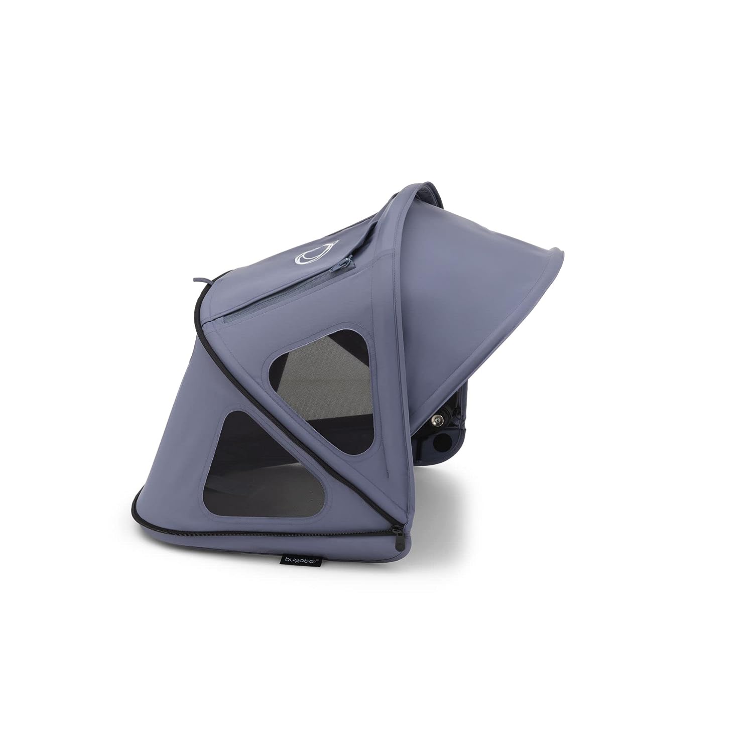 Capote pare-soleil Bugaboo Dragonfly Breezy, accessoire pour poussette avec protection solaire UPF 50+ et panneaux de ventilation, bleu bord de mer